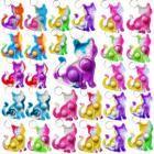 Chaveiro Fidget Mini Pop Cat - Pacote com 30 Unidades