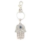 Chaveiro Hamsa Mão de Deus com Olho Grego 45mm