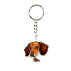 Chaveiro Heads De Metal - Dachshund