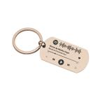 Chaveiro Inox Personalizado Spotify Gravado A Laser 4 Cores - LUALKI STORE PERSONALIZADOS