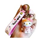 Chaveiro Kawaii Sanrio - Hello Kitty e Cinnamoroll - Pingente para Mochila