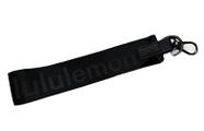 Chaveiro Lululemon Never Lost 9 cm preto/super escuro