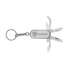 Chaveiro Para Peugeot 207 208 3008 2008 Canivete 4em1 Luxo T - KEYCHAIN