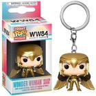 Chaveiro pocket pop dc mulher maravilha wonder woman 84 golden armor