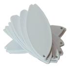 Chaveiro Polimero compatível Sublimação Plástico - 60 Unidade