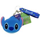 Chaveiro Porta Moeda Stitch Mini Bolsinha Azul Toyng