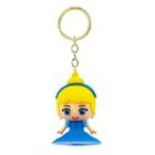 Chaveiro Princesa Cinderela Silicone 6cm - Disney