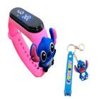 Chaveiro Relógio Stitch Infantil Touch Resistente à Água-r - SMACTUDO