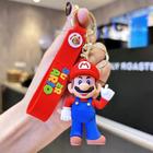 Chaveiro Super Mario Cartoon - Figura de Ação Fofa para Mochila e Carro - Novo 2024