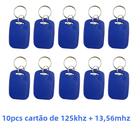 Chaveiros RFID com Chip Duplo (125kHz T5577 e 13,56MHz UID) - Pacote com 10 Unidades