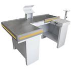 Checkout Leve De 1,80M Caixa De Mercado Com Kit Innal - Branco Perfil Vermelho