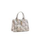 Chenson Bolsa Monograma Colors Satchel Cg83682 Bege