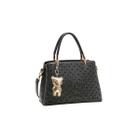 Chenson Bolsa Monograma Curvas Satchel Cg83691 Preto