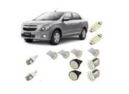 Chevrolet Cobalt Kit Lâmpada Led Farolete Lanterna Teto Re