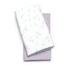 Chicco LullaGo Bassinet Sheets - Lavender Triangle 2-Pack Roxo