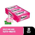 Chicle Trident T Frutti 8g Diplay 21un - MONDELEZ