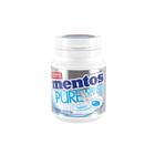 Chiclete Mentos Pure White Mint Garrafa 56g