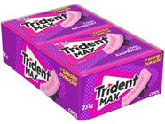 Chiclete Trident Max Cool Raspberry Display com 14 Unidades de 16,5g