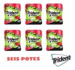 Chiclete Trident Morango Lime X Senses 06 Potes 54g C/28 unidades cada