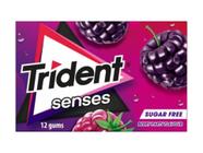Chiclete Trident Senses Frutas Vermelhas 23g - Importado