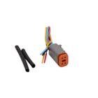 Chicote Reparo Femea 4 Vias Deutsch DT06-4S - Cód.10496