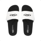 Chinelo Adulto Gaspea/Slide Olympikus Melbourne Branco E Preto