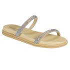 Chinelo Beira Rio Slide Feminino Strass Brilho 8488.105