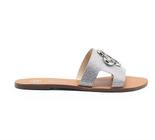 Chinelo Capodarte Feminino Prata Hot Cristal 4016992