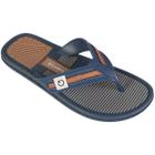 Chinelo Cartago Caessencial Marrom Azul