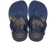 Chinelo cartago dakar baby infantil azul 11493