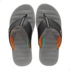 Chinelo Cartago Malaga Cinza/Laranja