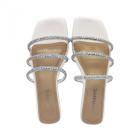 Chinelo Casual Feminino Com Strass Via Marte 23-19907-01