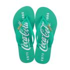 Chinelo Coca Cola 1886 Feminino Verde Escuro