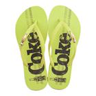 Chinelo Coca Cola Coke Bands Feminino Verde