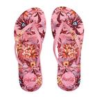 Chinelo Coca Cola Jungle Floral Feminino Rosa Claro