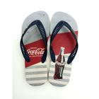 Chinelo Coca-Cola Shoes Americana Vintage Masculino Adulto - Ref CC3688 - Tam 38/46