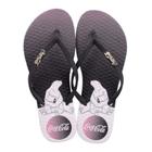 Chinelo Coca Cola Sweet Polar Feminino Branco/preto