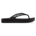 Chinelo crocs classic plataform flip black