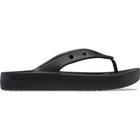 Chinelo crocs classic plataform flip black