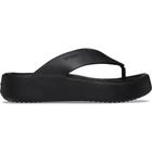 Chinelo crocs getaway plataform flip black