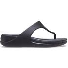 Chinelo crocs monterey ii wedge flip w black