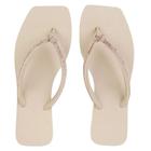 Chinelo de Dedo Feminino com Brilho Strass Sua Cia Diamond