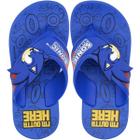 Chinelo De Dedo Grendene Sonic Rings Infantil Meninos Azul