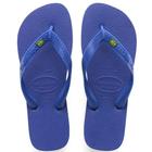 Chinelo de dedo Havaianas Básico Bandeira Brasil Tradicional Sem Estampa Leve Casual Confortável