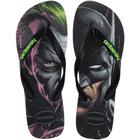 Chinelo de Dedo Havaianas Top Heróis Dc Superman Batman Coringa Alerquina Penguim