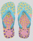 Chinelo De Dedo Infantil Kids Menina Flores Top Havaianas FC4000