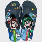 Chinelo de Dedo Infantil Meninos Ipanema Super Mario Bross 27161