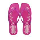 Chinelo de Dedo Sandália Feminina Bico Quadrado Barato K115