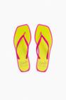 Chinelo de tiras citrus com pink