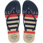 Chinelo Dedo Feminino Casual Dia a Dia Praia Passeio Havaianas Slim Nautical